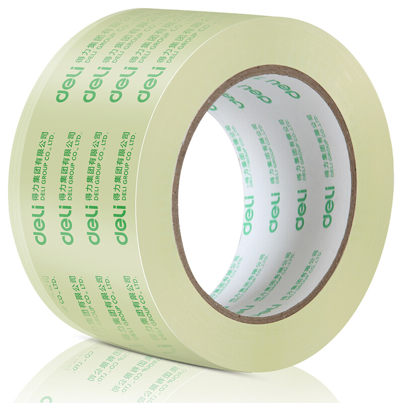 得力（deli）胶带超市封箱胶带60mm*100y*50um透明封箱胶带办公用品6卷装30369