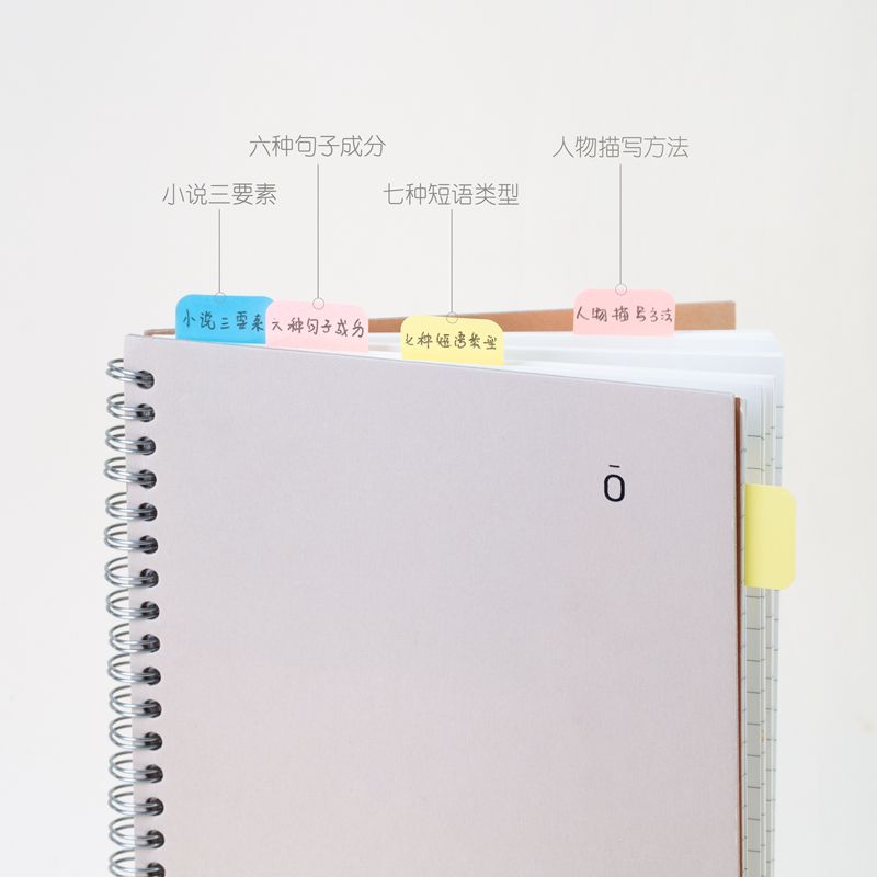 得力（deli）25903索引标签(混) 12袋装