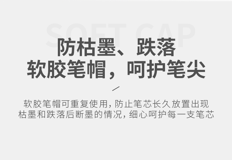 得力（deli）替芯中性笔替芯水笔签字笔0.5mm子弹头替芯(黑)办公学习用品 40支装 6916