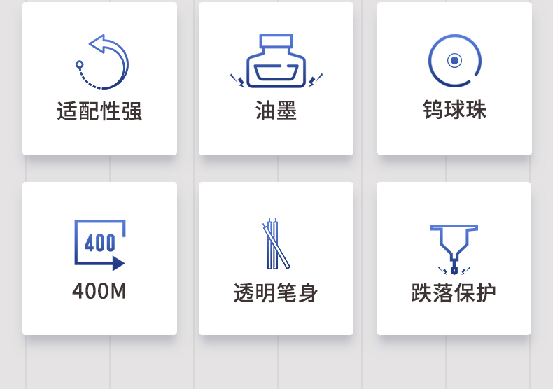 得力（deli）替芯中性笔替芯水笔签字笔0.5mm子弹头替芯(黑)办公学习用品 40支装 6916