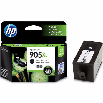 惠普（hp）T6M17AA 905XL 黑色墨盒 (适用于HP OJ6960,6970)