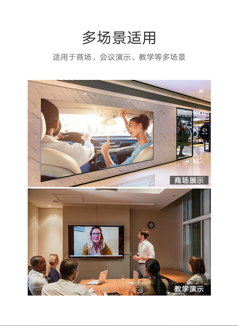 绿联（UGREEN）VGA分配器一进二出分频器 笔记本电脑显示器分屏器 高清视频转换器 40254