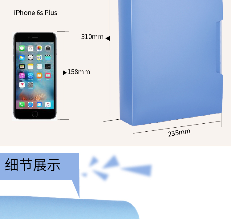 得力（deli）文件册办公文具资料收纳册A4/80页活页插袋文件夹资料册（蓝）5006  2个装