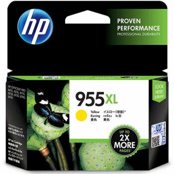 惠普（HP）L0S69AA（955XL）墨盒（高容） 黄色 适用于：8210;8216;8710;8720;8730;7740