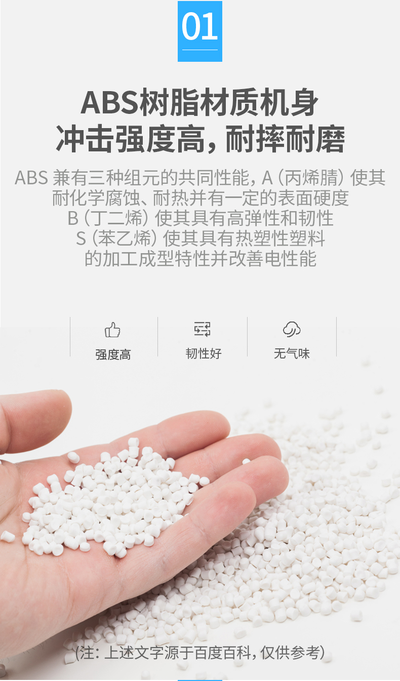 得力（deli）削笔器学生文具转笔刀手摇削笔机办公文具转笔刀（黑）0610B  1个装