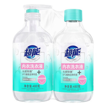 超能 内衣洗衣液480g超能内衣洗衣液(2瓶装）