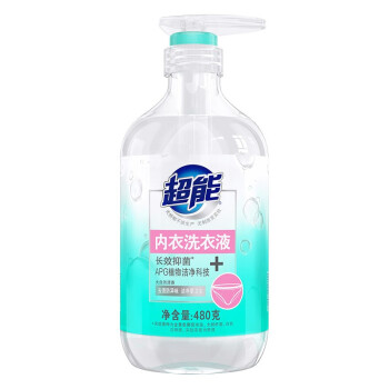 超能 内衣洗衣液 480g长效抑菌内衣洗衣液
