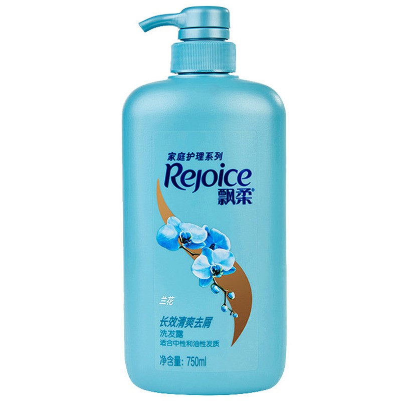 飘柔家庭护理兰花长效清爽去屑洗发露/洗发水 750ml