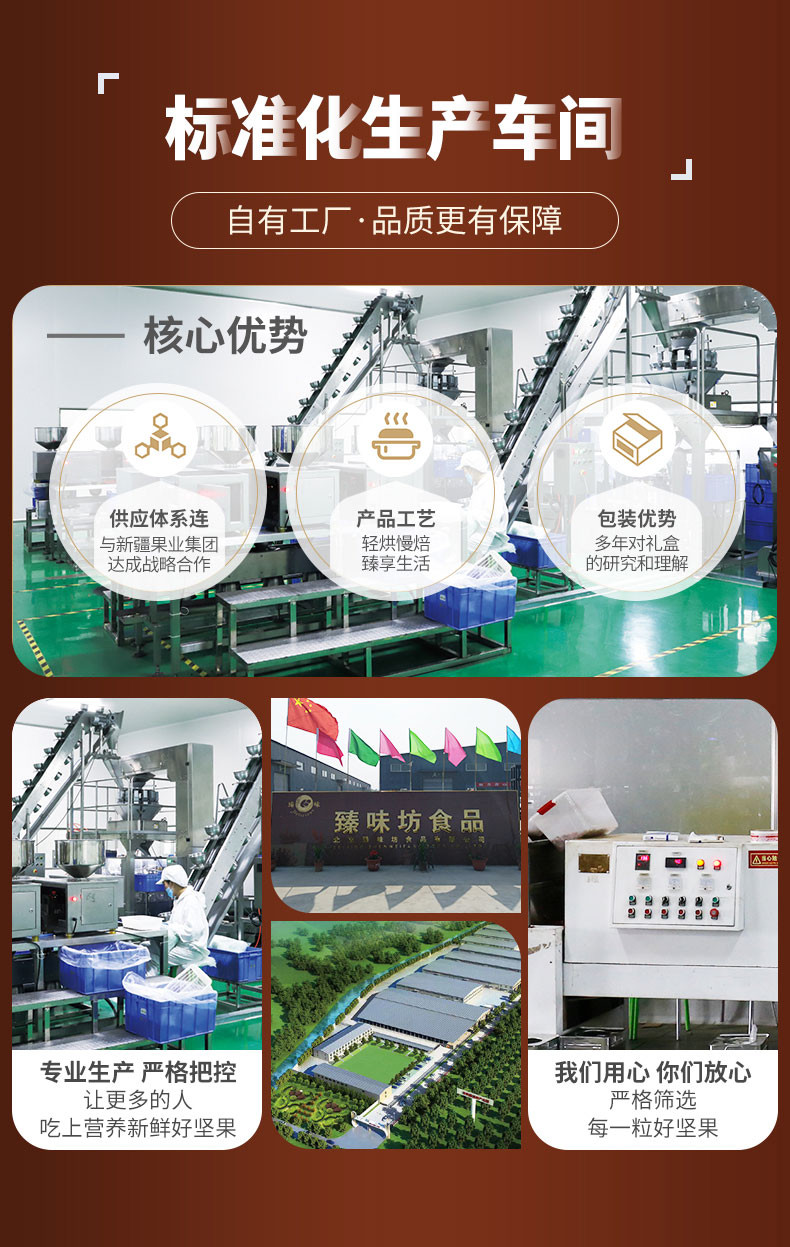 臻味坚果礼盒 每日坚果休闲零食干果炒货大礼包年货礼盒 环球祝福1500g
