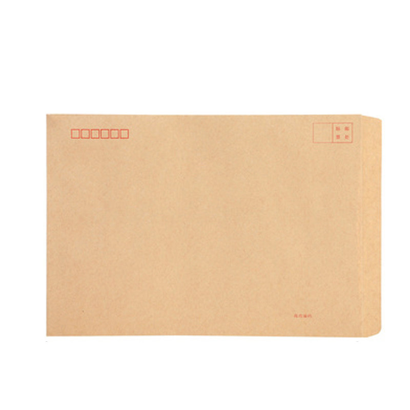 得力（deli）信封A4-9号牛皮信封邮局标准信封229*324mm(40个/包)办公用品 5包装 25201