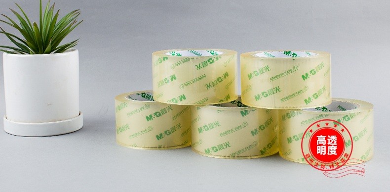 晨光（M&G）晨光普惠高透封箱胶带 高透明 一筒6卷装 48mm*60y AJD95796