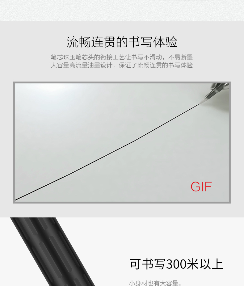 得力（deli）中性笔1.0mm粗笔画碳素签字笔水笔中性笔(黑)办公用品 12支装 S73