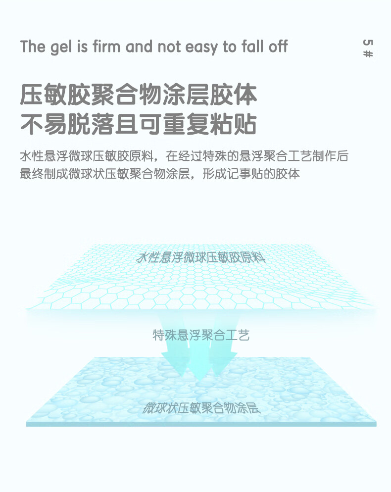 得力（deli）便利贴学生记事贴76*19mm便签纸N次贴(混) 办公学习用品 12袋装66307