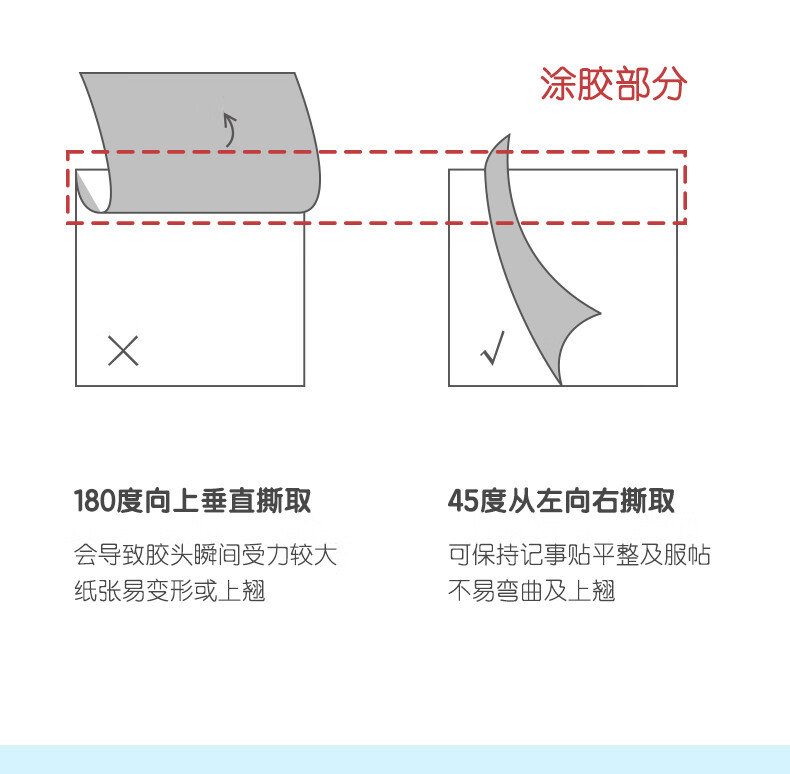 得力（deli）便利贴学生记事贴76*19mm便签纸N次贴(混) 办公学习用品 12袋装66307