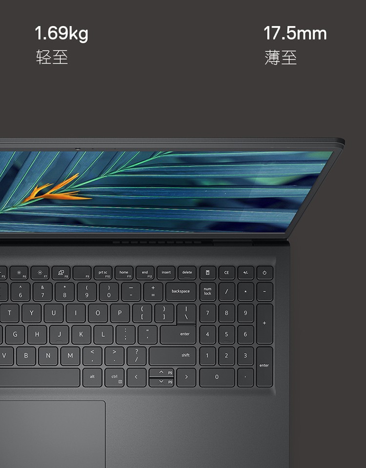 戴尔(DELL) 成就3510 15.6英寸新款十一代酷睿轻薄笔记本电脑 i5-1135G7 8G 512G MX350 2G 黑色