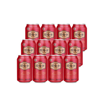 陈御香酸梅汤夏季解渴饮料饮品 酸梅汤330ml*12罐 2提装