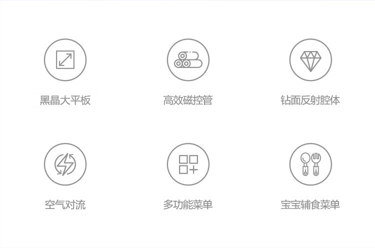 美的（Midea）微波炉 家用平板加热20L快捷微电脑操作EM7KCG4-NR