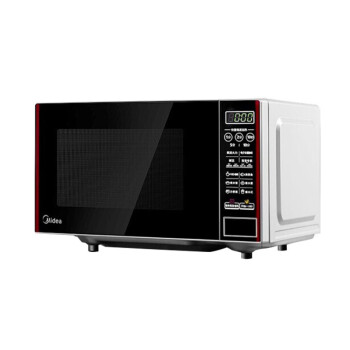 美的（Midea）微波炉 家用平板加热20L快捷微电脑操作EM7KCG4-NR