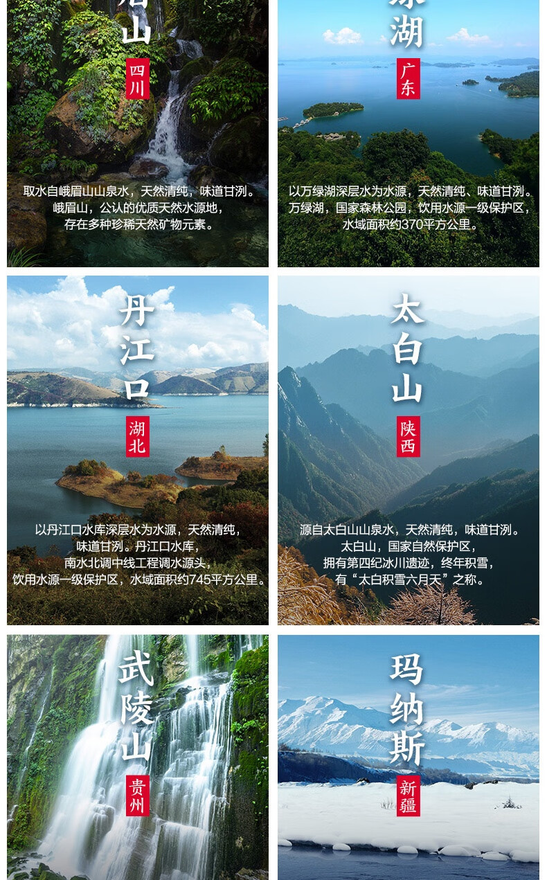农夫山泉 饮用水 饮用天然水380ml*24瓶 整箱装 50箱（一次性送）