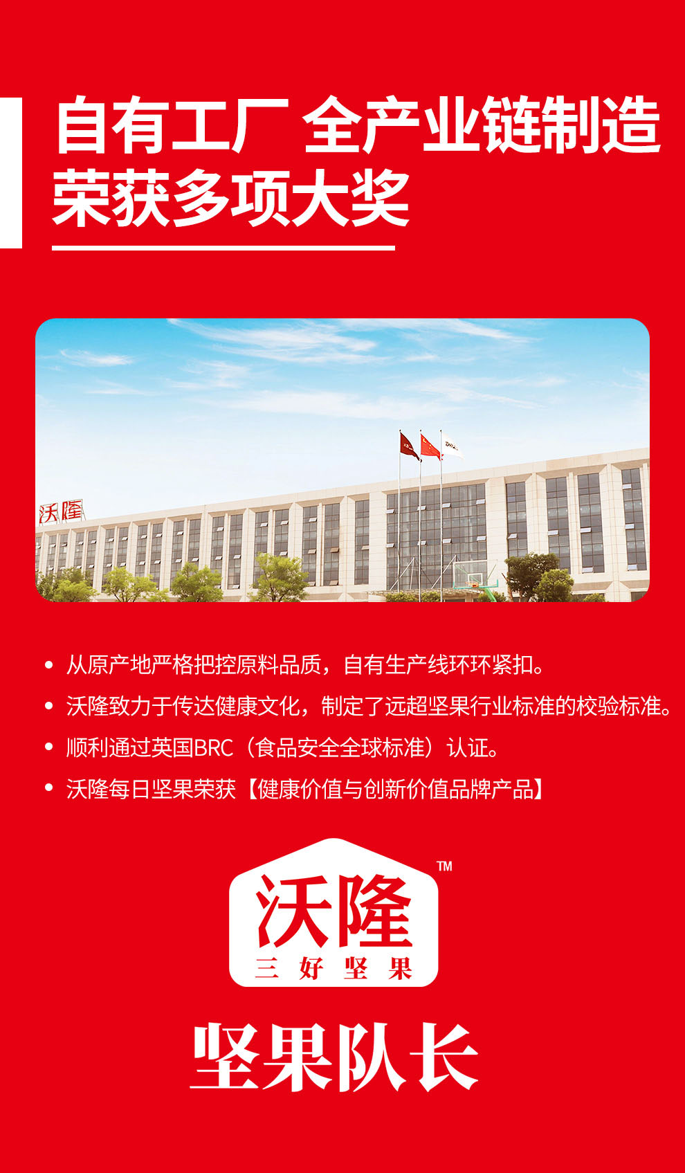沃隆休闲零食坚果炒货办公室小吃每日坚果A成人款750g 25克*30袋 红色升级款