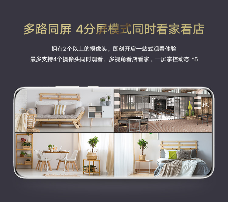 华为智选 海雀智能摄像头 智能家居监控器/无线高清网络摄像头/家用全景智能摄像机/1080P画质AI智能看护HQ8s
