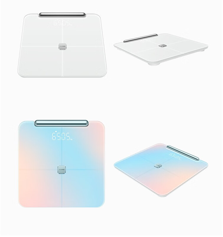 华为（HUAWEI）智能体脂秤2pro体重秤脂肪称家用人体秤健康秤电子秤精度高蓝牙减肥运动安卓 雅致白