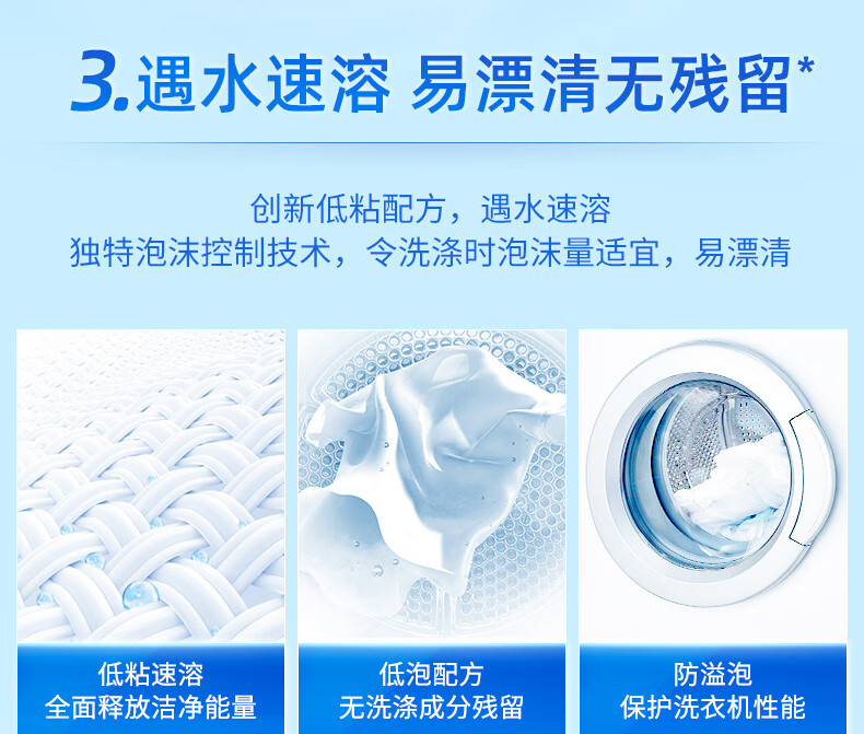 蓝月亮洗衣液套装 亮白薰2kg+亮白薰袋500g*3+80g