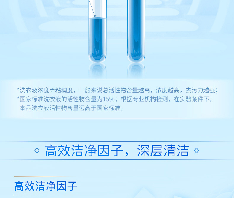 蓝月亮薰衣草亮白增艳洗衣液袋装500g*8