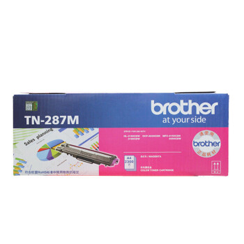 brother 兄弟（brother）TN-287M 红色墨粉盒（适用DCP-9030CDN/HL-3160CDW/HL-3190C机型）