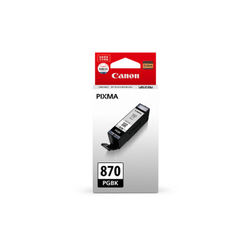 佳能（Canon）PGI-870 PGBK 双支装 黑色墨盒(适用MG7780/TS8080/TS5080）