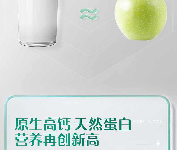 认养一头牛脱脂奶粉两罐装800g*2罐