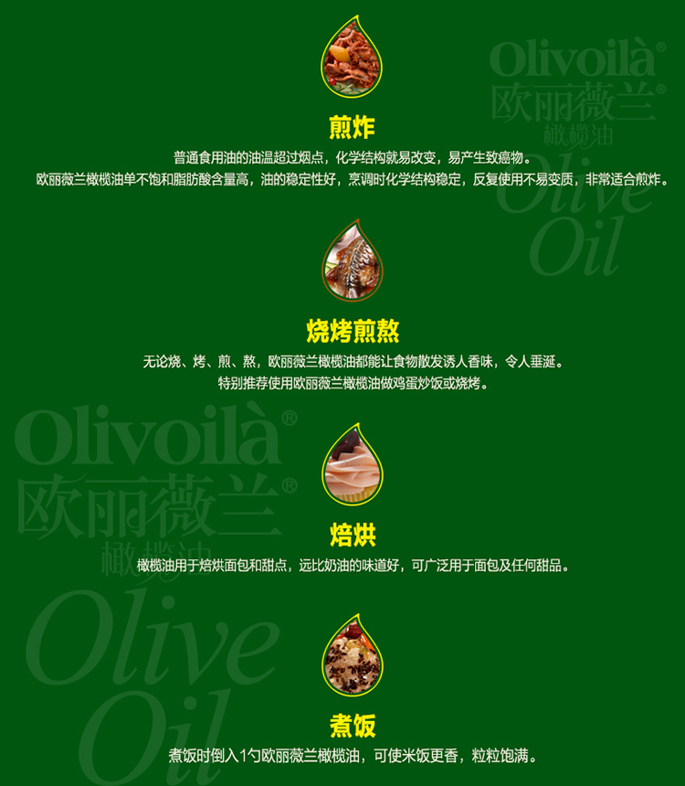 欧丽薇兰橄榄油 纯正橄榄油凉拌炒菜植物油食用油送礼佳品简装礼盒750ml*2