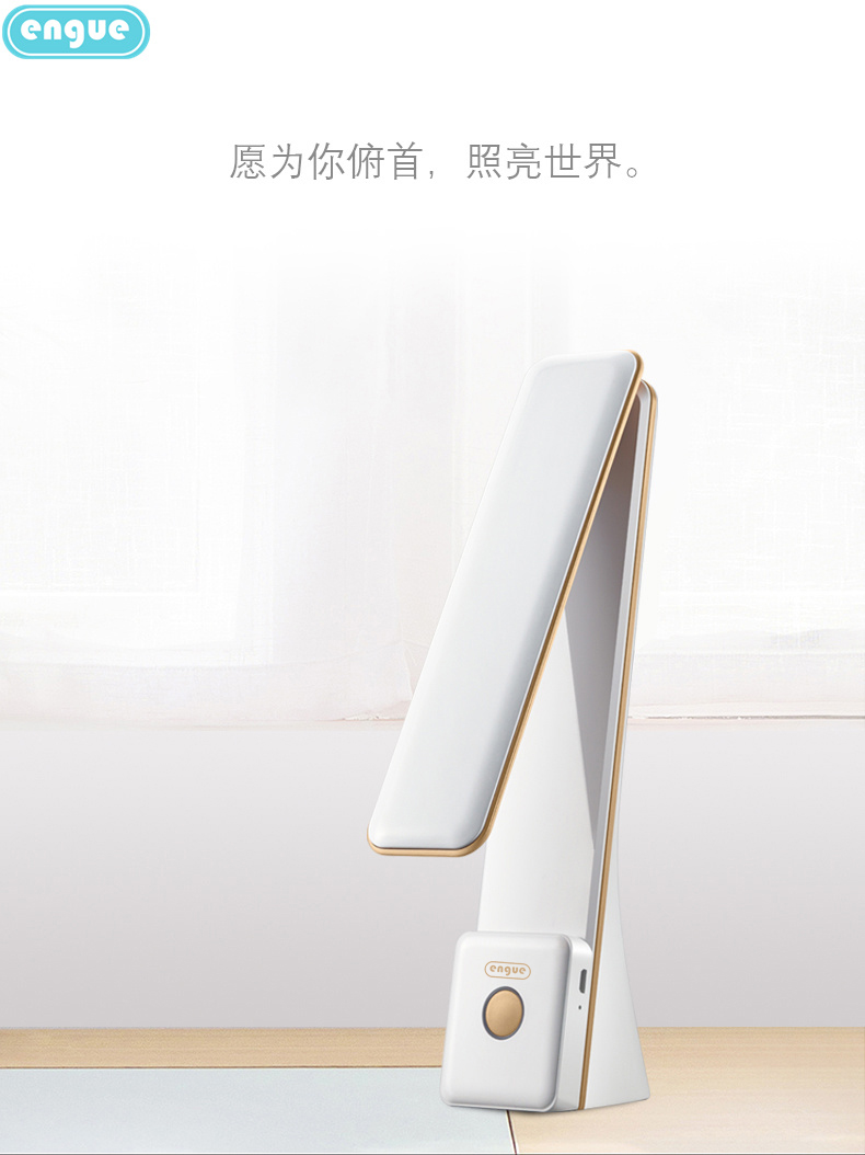 engue恩谷 双光源LED台灯 学生学习台灯 办公台灯 529台灯