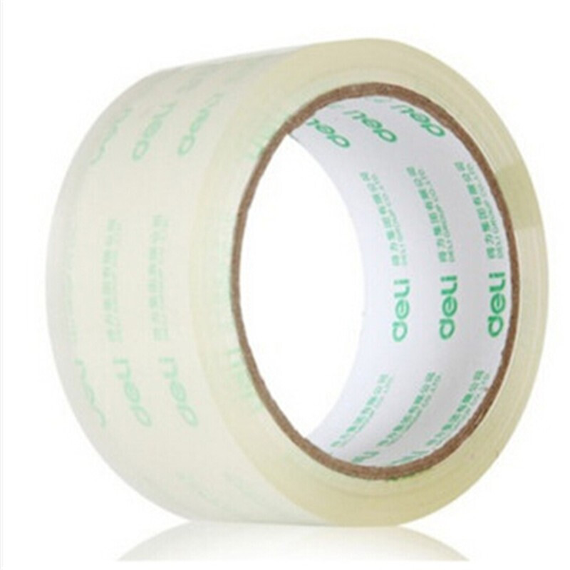 得力（deli）  封箱胶带透明封箱胶带60mm*30y办公用品胶带(6卷/筒) 30320 1筒装