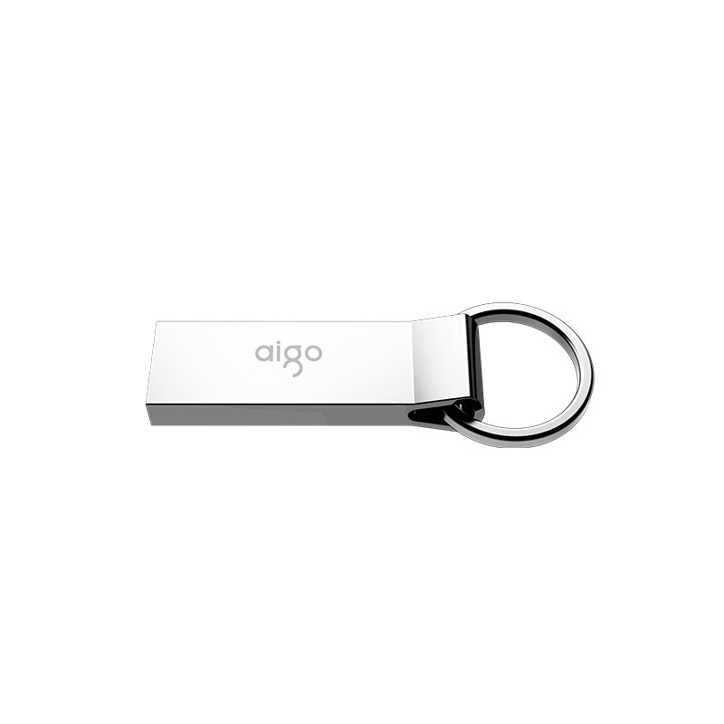 aigo爱国者32GB USB2.0 U盘 U210 金属U盘 车载U盘 银色 一体封装 防尘防水