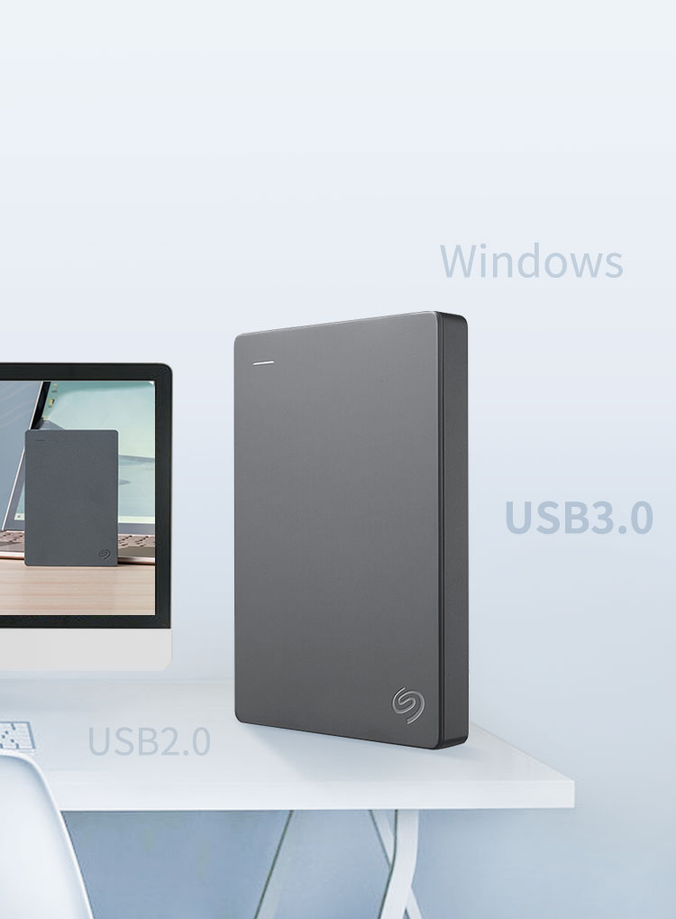 希捷（Seagate）移动硬盘 1TB USB3.0 简 2.5英寸 高速 轻薄 便携 兼容PS4 STJL1000400