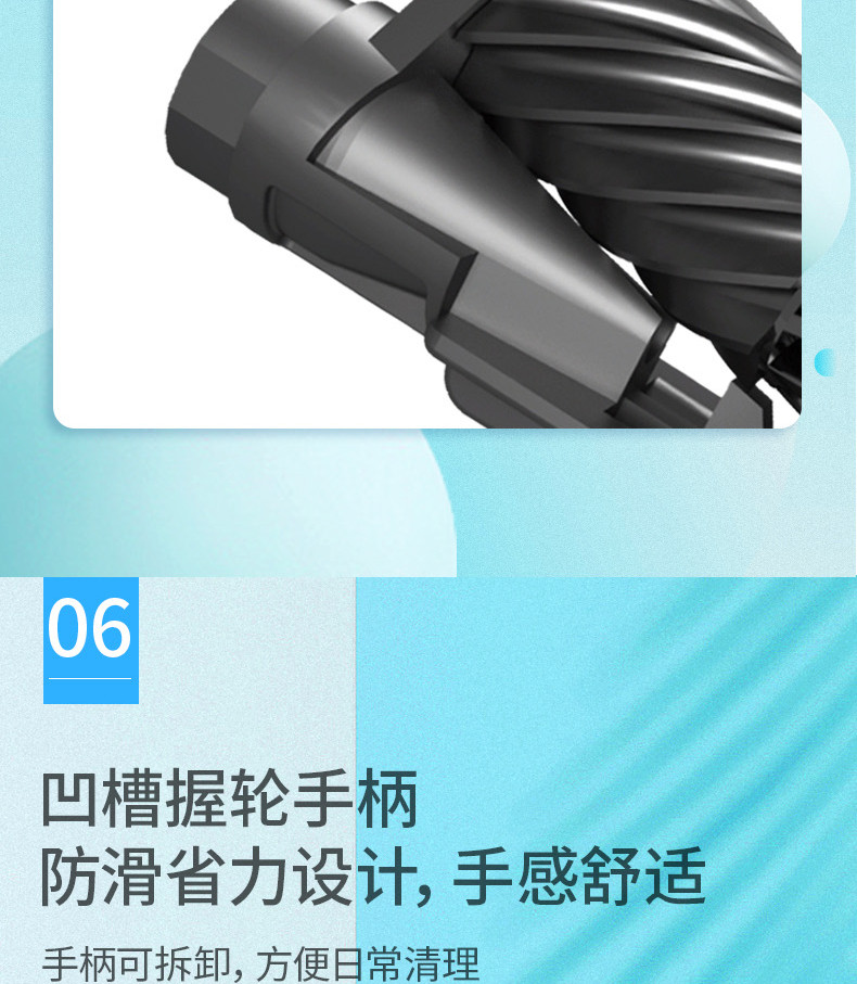 得力（deli）削笔器学生文具转笔刀手摇削笔机办公文具转笔刀（黑）0610B  1个装