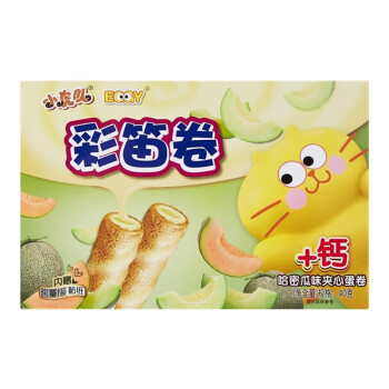 康师傅 彩笛卷饼干蛋糕点心营养早餐办公室休闲网红零食小吃 巧克力味40g*5盒+哈密瓜味40g*5盒