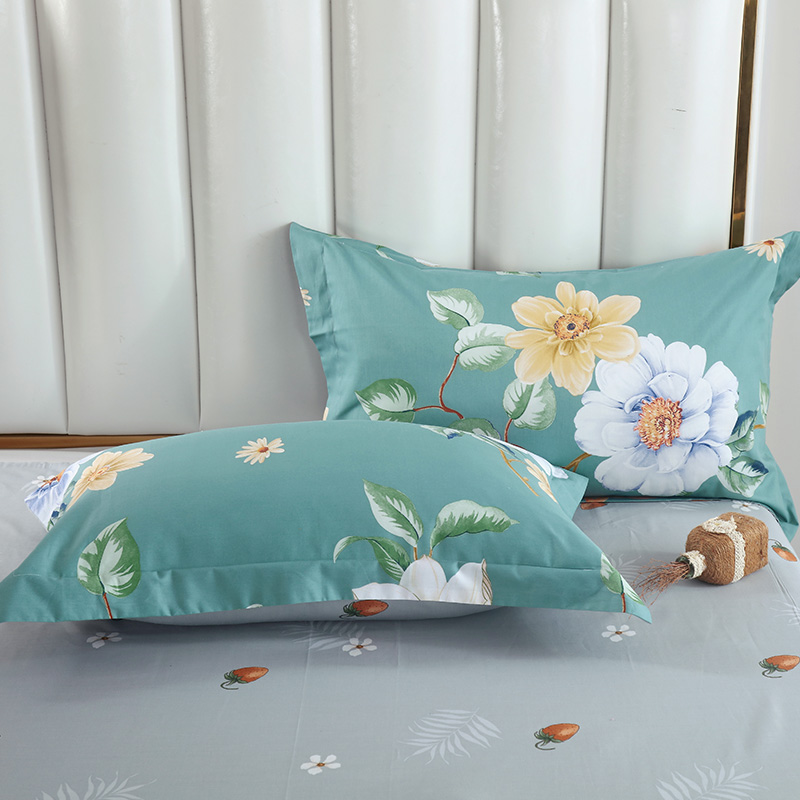 恒源祥家纺床上用品 精纺四件套 沁花海1DB1402