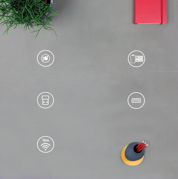 罗技（Logitech）MK240 Nano 键鼠套装 无线键鼠套装 办公键鼠套装  带无线2.4G接收器黑色