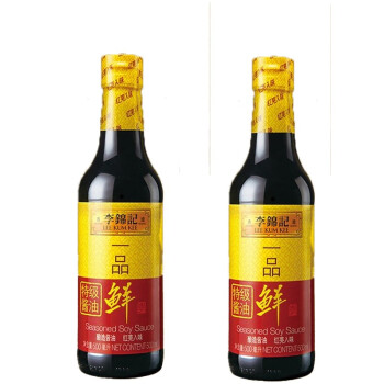 李锦记一品鲜特级酱油500ml*2瓶