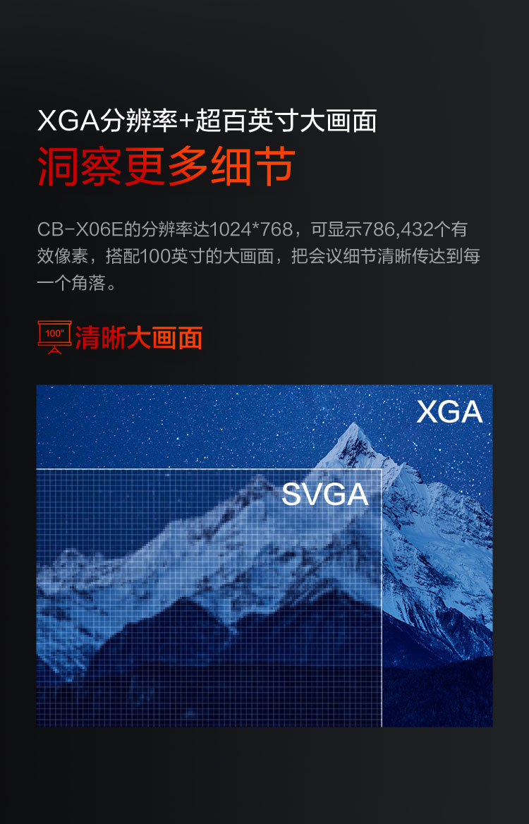 爱普生（EPSON） CB-X06 投影仪（标清XGA 3600流明 光学变焦 支持侧投）