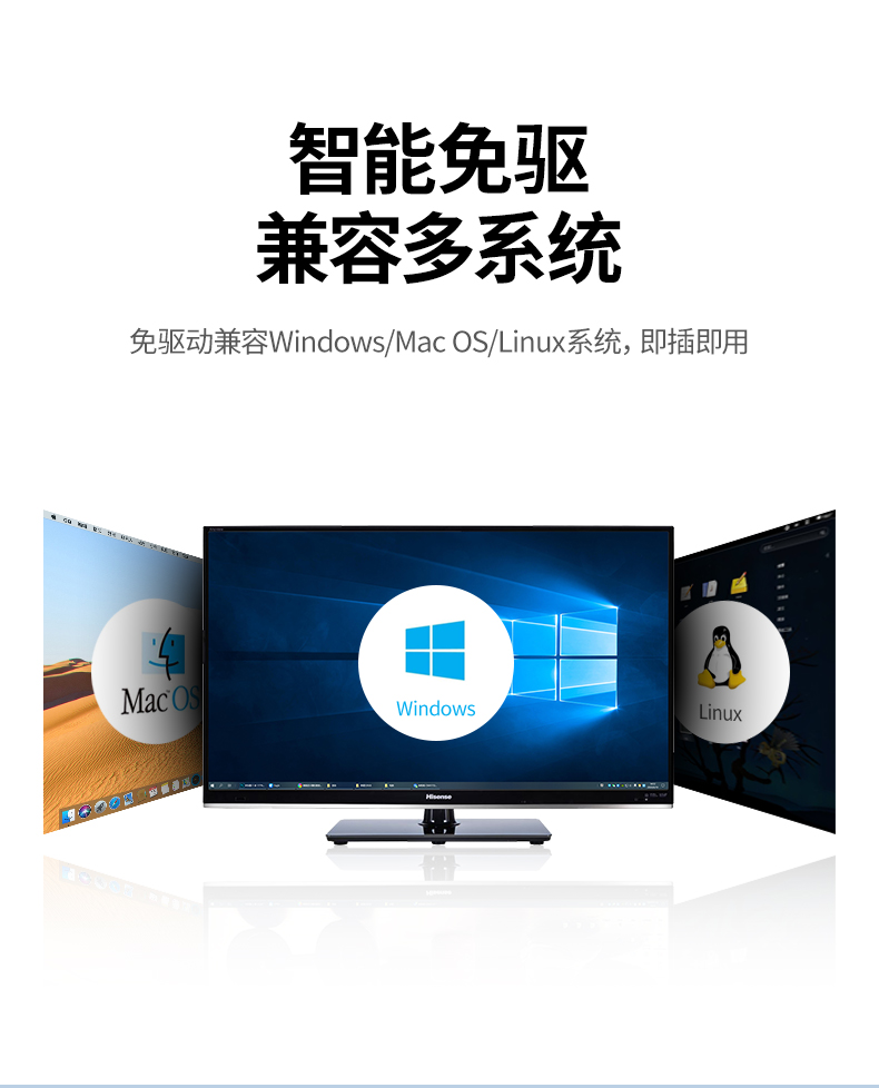 绿联USB3.0分线器 高速4口拓展坞 USB集线器HUB扩展坞 笔记本电脑一拖四多接口转换器转接头延长线1.5米30221