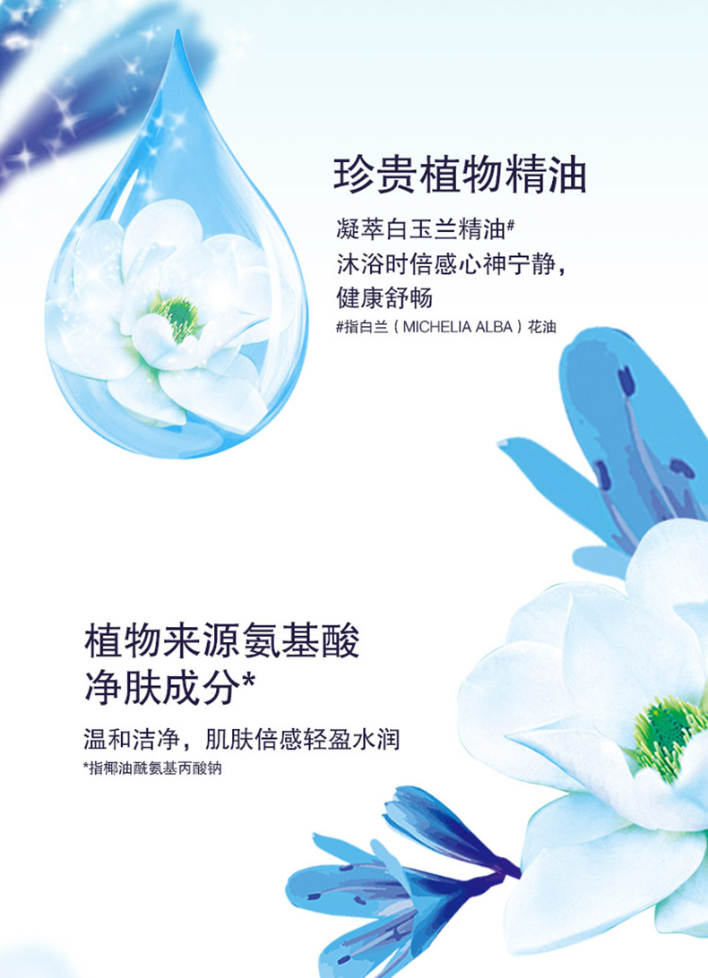 西亚斯植悦精油香氛沐浴露(水凝悦·润)+西亚斯植悦精油香氛沐浴露(粉漾悦·嫩)500ml