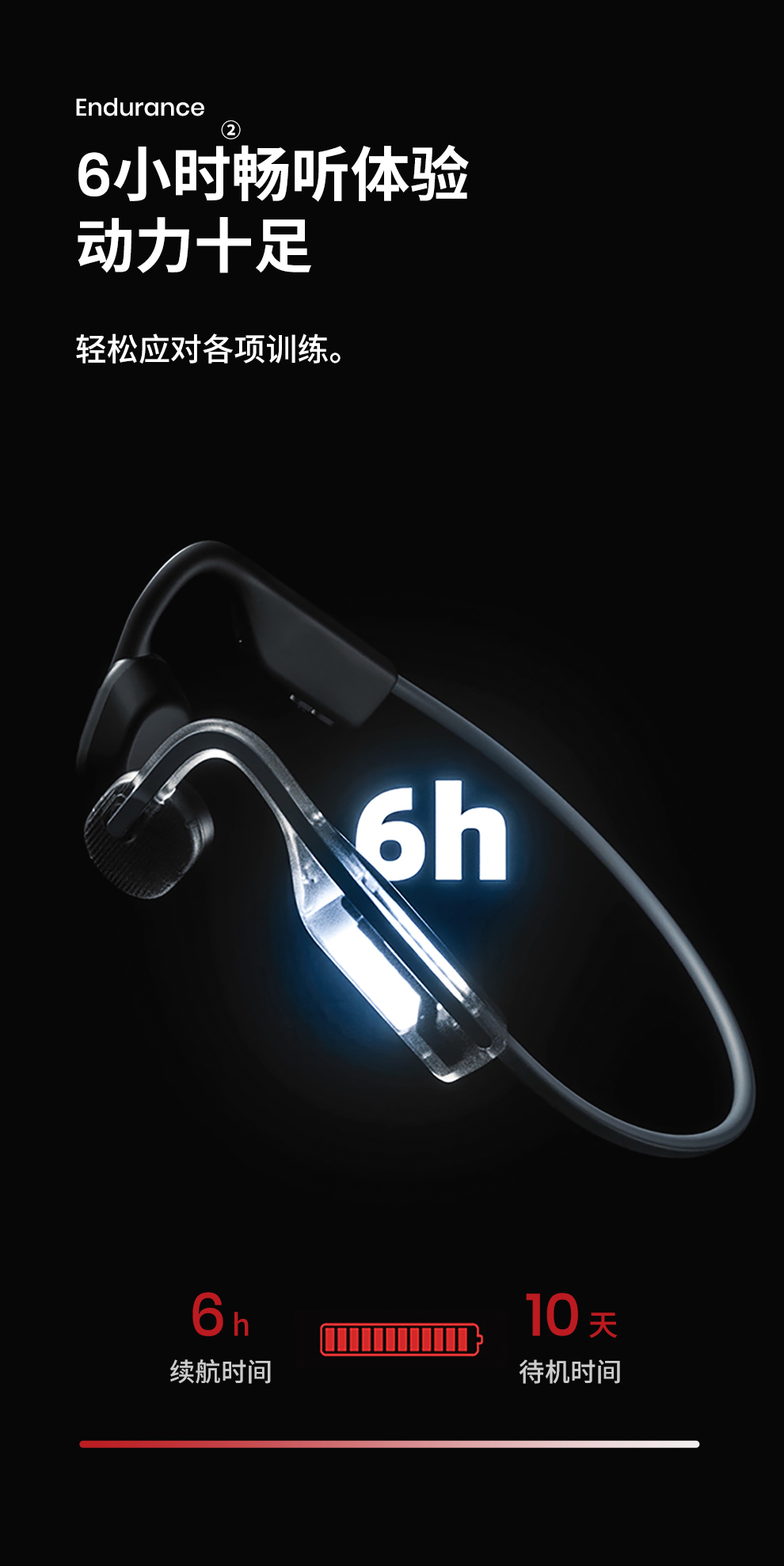 韶音 Shokz OpenMove骨传导蓝牙耳机运动耳机跑步骑行耳机骨感耳机 神秘灰 S661