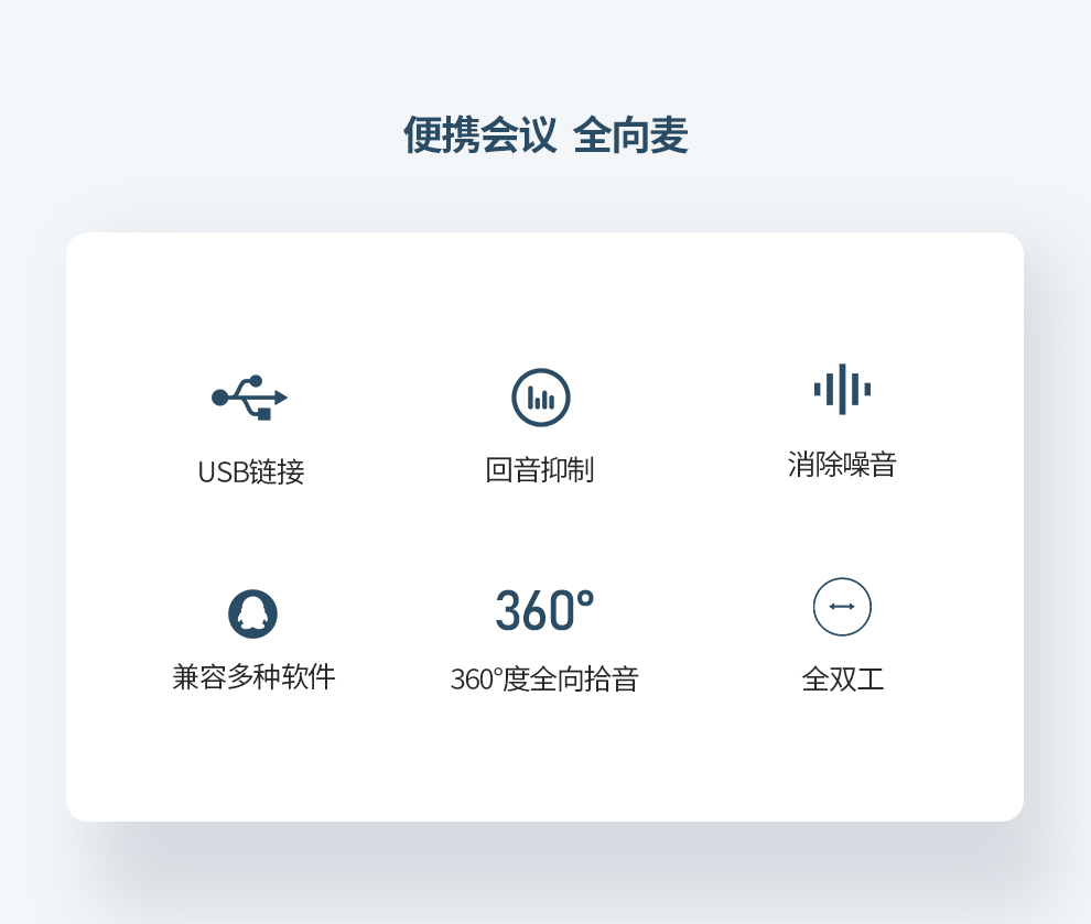 开米乐 USB视频会议无线会议麦克风系统 M55W（增强版·USB无线/有线）