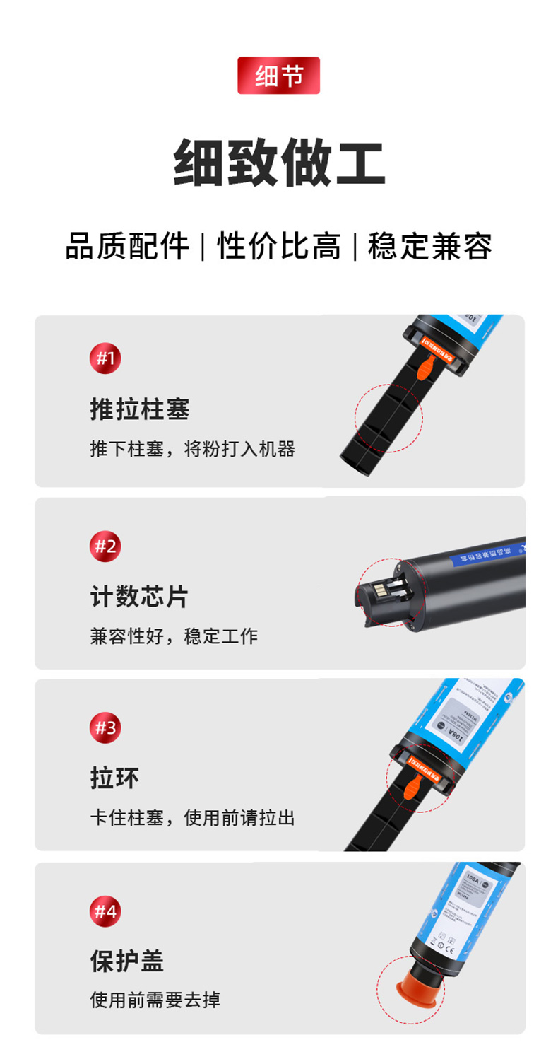 绘威适用惠普ns1005w闪充粉盒108a粉盒hp1005w 1020c 1020w硒鼓ns1020w ns1005c墨粉w1108a打印机墨盒 双支装