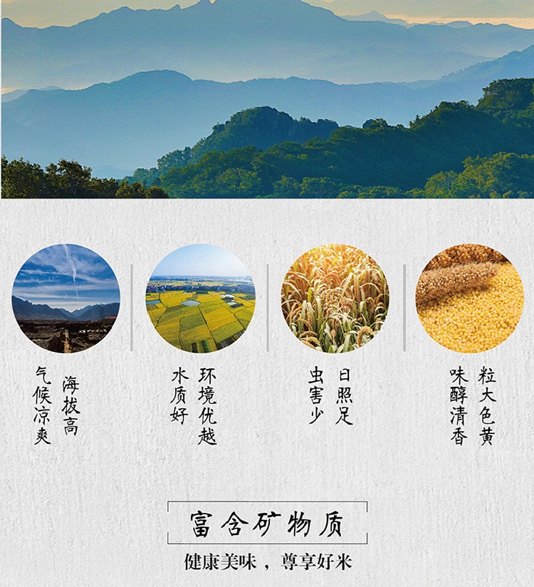 金龙鱼爱心桃花小米400g