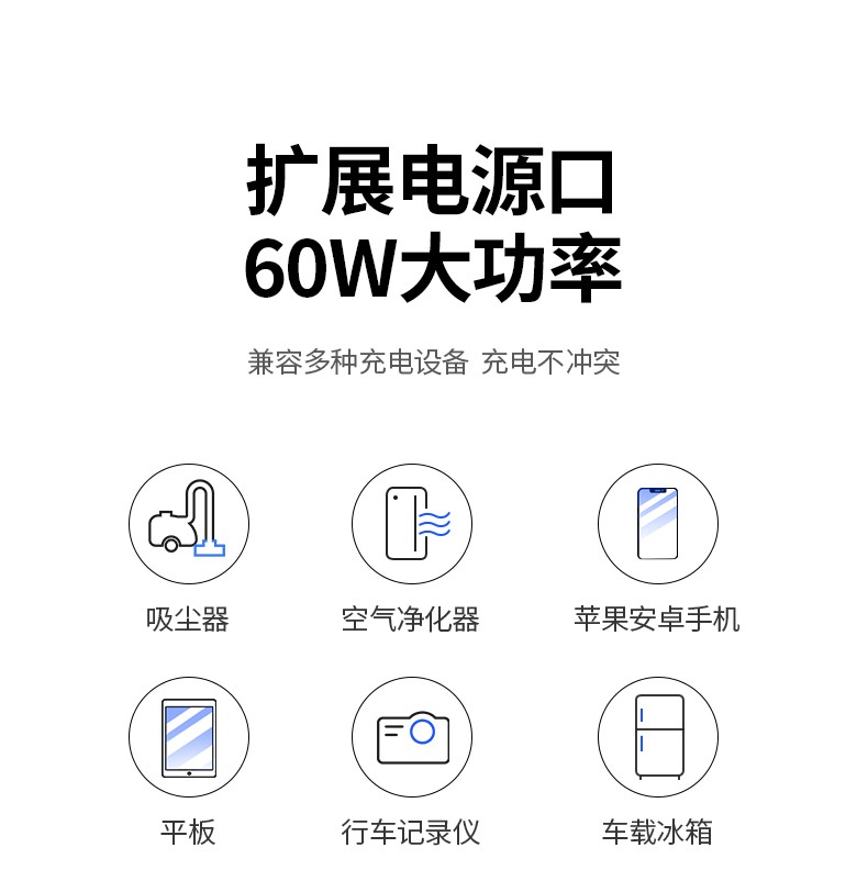 绿联车载充电器苹果PD20W快充汽车点烟器电源转换分线器一拖三车型通用iPhone华为小米 苹果安卓同快充60712