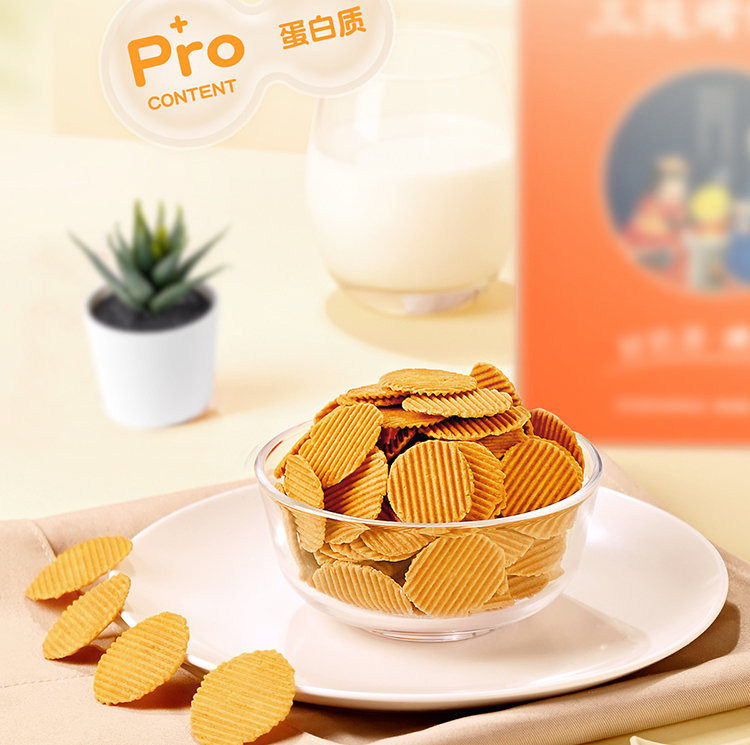 三纯烤奶皮子零食奶皮酥网红小吃健康休闲食品年货礼盒内蒙古特产 54g/盒